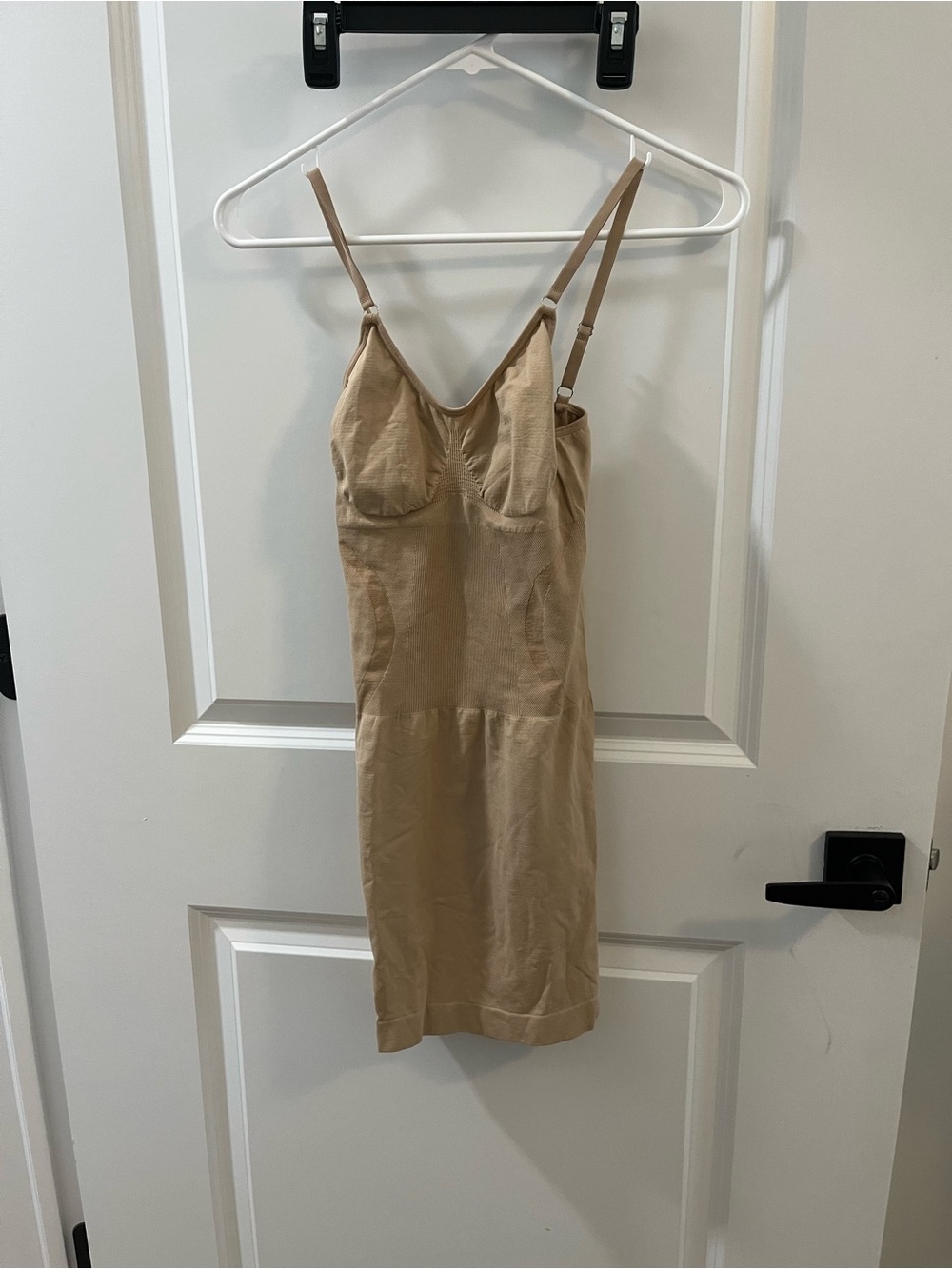 SHEIN Beige/Tan Seamless Shapewear Slip Dress